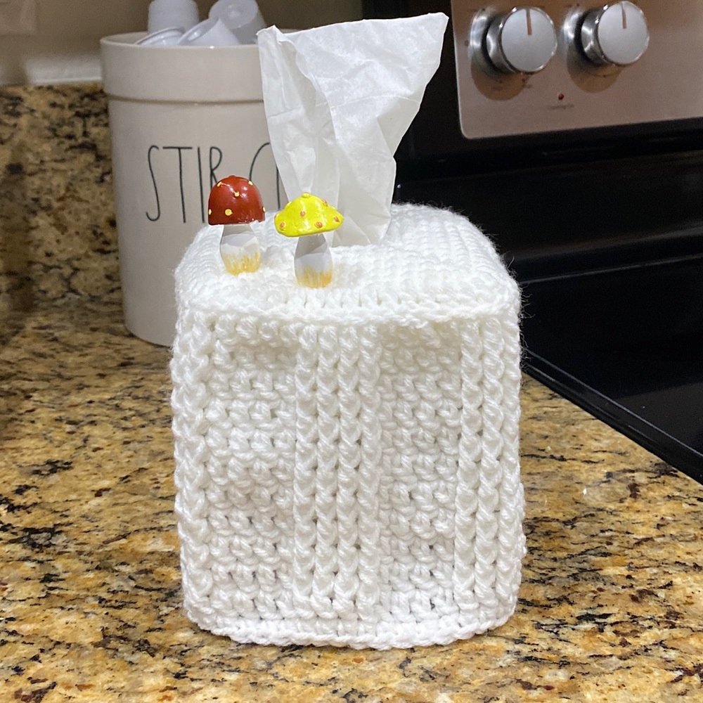 Mushrooms Tissue Box Cover